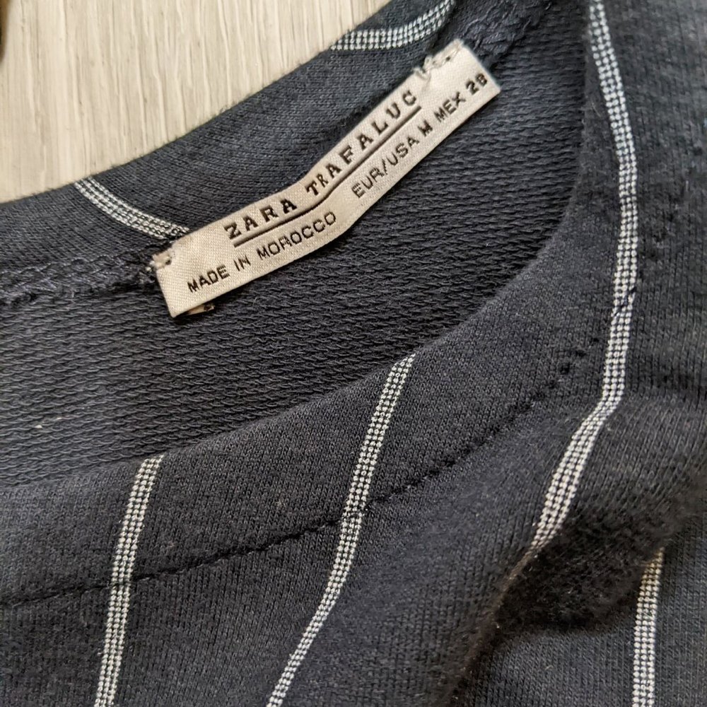 Zara Long Sleeve Go For It Open Back Sweater M - Picture 6 of 6
